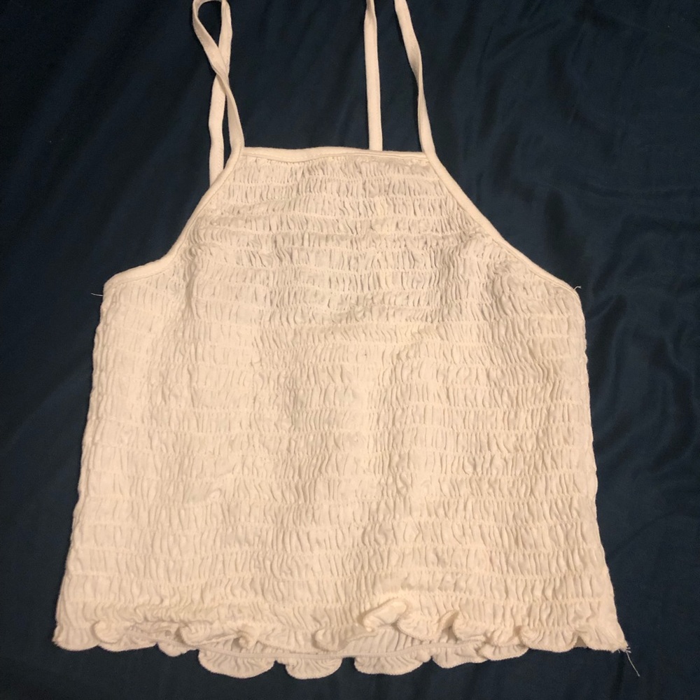 White Crop Top!!
